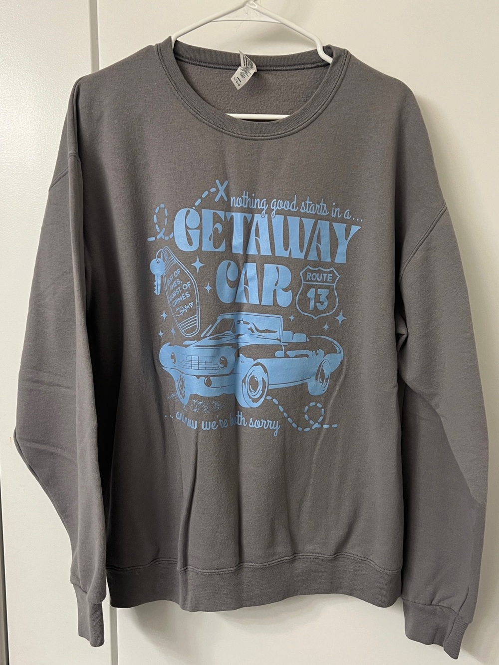 Taylor Swift Getaway Car Sweatshirt